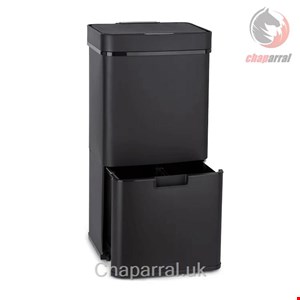 سطل زباله سنسور دار 72 لیتری کلارشتاین آلمان Klarstein Royal Trash Sensor-Mülleimer Mülleimer Matt-Schwarz