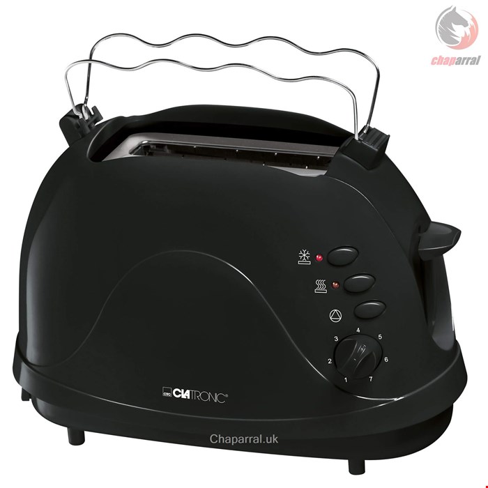 توستر کلترونیک آلمان CLATRONIC Toaster 2 Scheiben Toastautomat TA 3565 /Schwarz