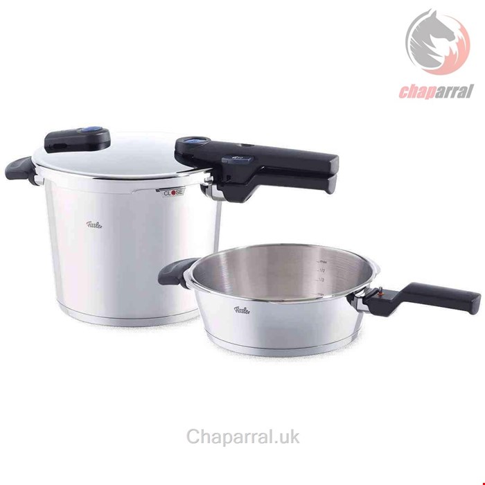 ست زودپز 2 تایی 3.5  6 لیتری فیسلر آلمان Fissler Vitaquick pressure cooker set 2 pieces 22 cm  6.0  2.5 liters 