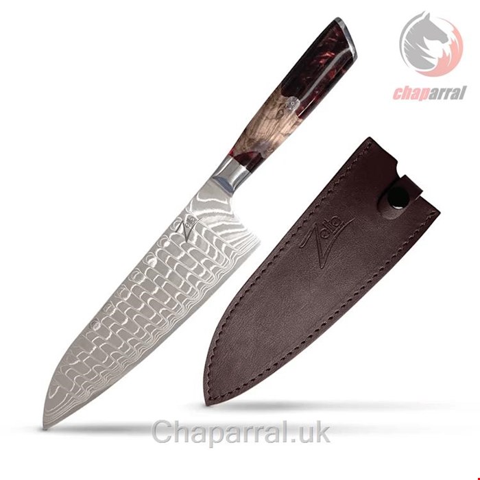 چاقو آشپزخانه 33.8 سانتیمتری زلیت آلمان Zelite Infinity by Klarstein Infinity Wave 8 Kochmesser Messer Braun