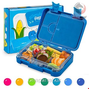 ظرف غذا و اسنک کودک کلارشتاین آلمان Klarstein junior Lunchbox Blue Giraffe