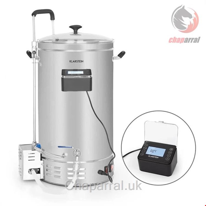 دستگاه تقطیر گلاب گیر عرق گیر 40/45 لیتری کلارشتاین آلمان Klarstein Brauheld Pro Maischekessel Silber 45