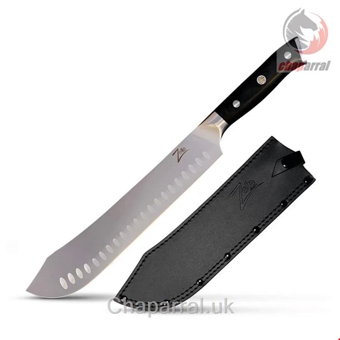 چاقو آشپزخانه 38.9 سانتیمتری کلارشتاین آلمان Klarstein Alpha-Royal German 10 Fleischmesser Messer Schwarz