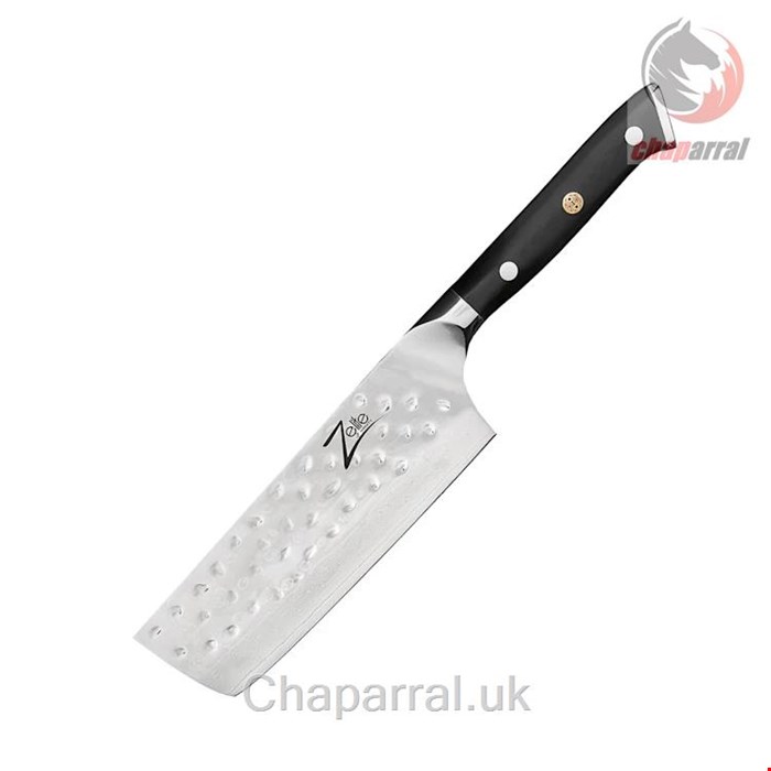 چاقو آشپزخانه 29.2 سانتیمتری کلارشتاین آلمان Klarstein Alpha-Royal Japanese Serie 6 Nakiri Kochmesser Messer Schwarz