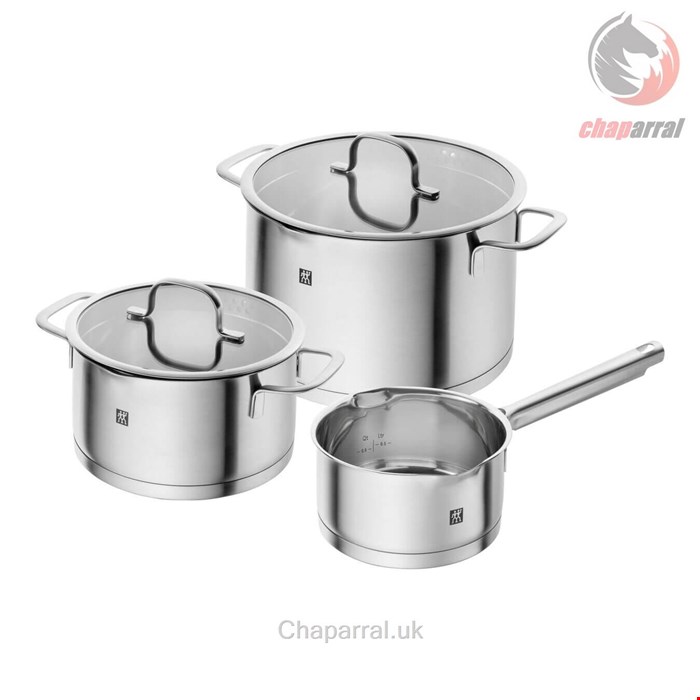 سرویس قابلمه 3 پارچه زولینگ آلمان ZWILLING TRUEFLOW KOCHTOPFSET 3-TLG- EDELSTAHL