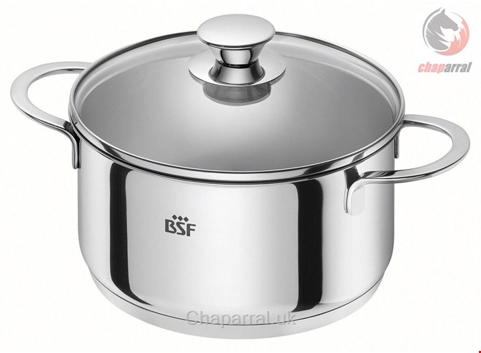 قابلمه بی اس اف زولینگ آلمان BSF Bratentopf Bordeaux 3l silber