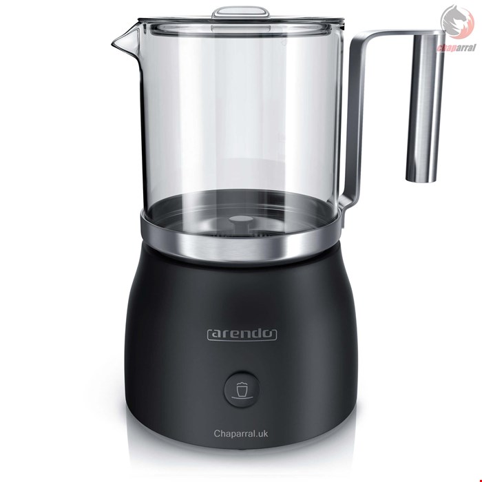 کف شیر ساز آرندو آلمان Arendo Milchaufschäumer-600 W- Milchaufschäumer inkl. abnehmbaren Glasaufsatz Milkstar