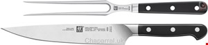 ست 2 پارچه چاقو و چنگال گوشت زولینگ آلمان ZWILLING Pro Messerset 2 tlg. (384300030)