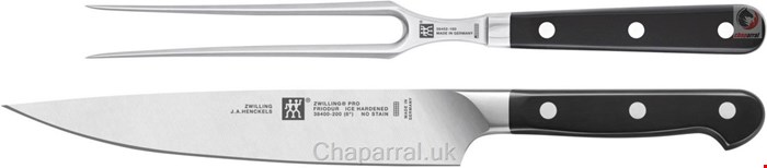 ست 2 پارچه چاقو و چنگال گوشت زولینگ آلمان ZWILLING Pro Messerset 2 tlg. (384300030)