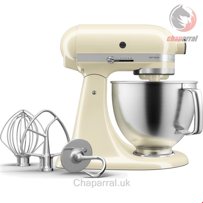 غذا ساز همه کاره کیچن اید آمریکا  KitchenAid KÜCHENMASCHINE KIPPBARER MOTORKOPF 4,7L – ARTISAN BY YOU 5KSM193AD-Crème