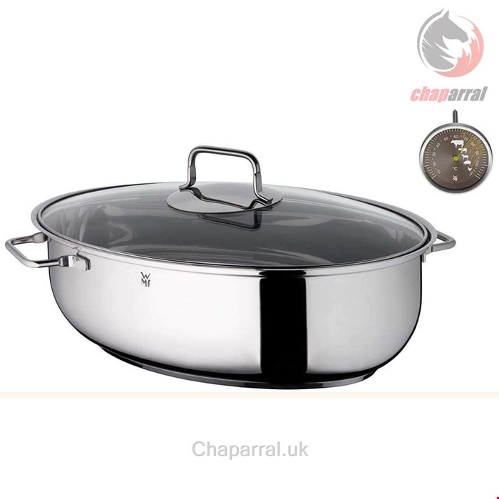 تابه درب دار مخصوص مرغ وی ام اف آلمان WMF Bräter mit Glasdeckel und Thermometer