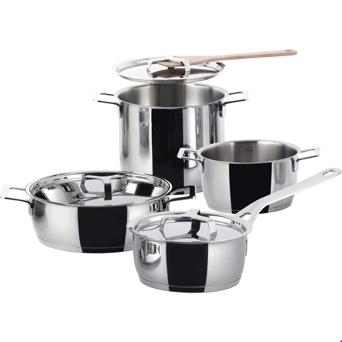 سرویس قابلمه 4 پارچه السی ایتالیا Alessi Pots Pans Topfset 4tlg