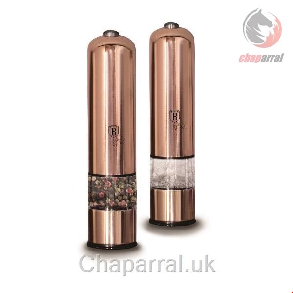 ست آسیاب نمک و فلفل برقی برلینگر هاوس مجارستان Berlinger Haus Salt / Pepper Mill Set BH/1905 Rose Gold Collection