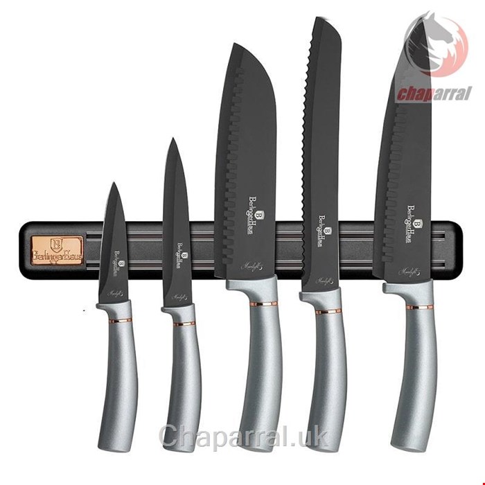 ست چاقو آشپزخانه 6 پارچه برلینگر هاوس مجارستان BERLINGER HAUS 6-PIECE KNIFE SET  BH/2533 MOONLIGHT COLLECTION  