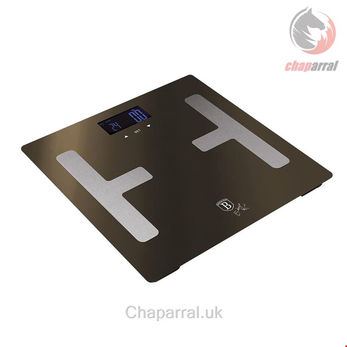 ترازو دیجیتال برلینگر هاوس مجارستان BERLINGER HAUS SMART BATHROOM SCALE  BH-9220 SHINY BLACK COLLECTION