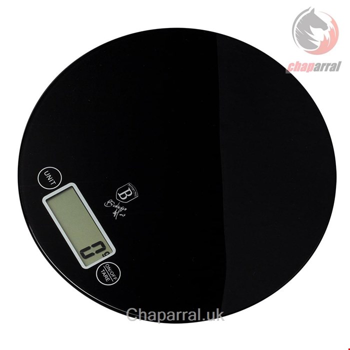 ترازو دیجیتال آشپزخانه برلینگر هاوس مجارستان BERLINGER HAUS KITCHEN SCALE BH/9435 BLACK SILVER COLLECTION