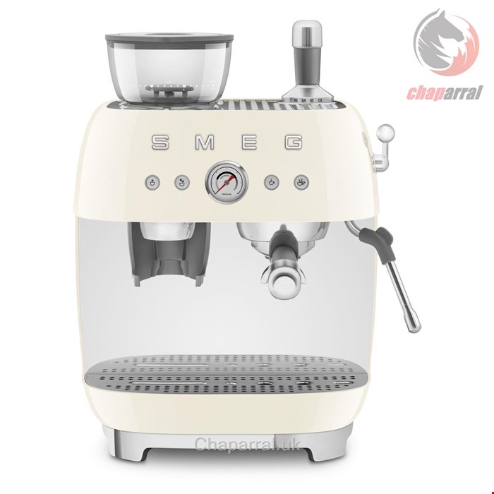 اسپرسو ساز آسیاب دار اسمگ ایتالیا Smeg Espresso manuele koffiemachine EGF03CREU