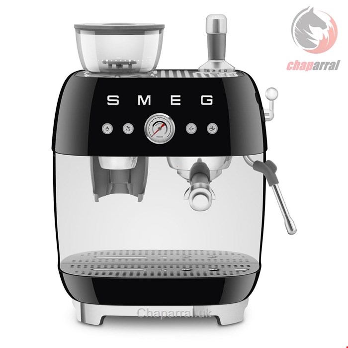 قهوه ساز اسپرسو ساز آسیاب دار اسمگ ایتالیا Smeg Espresso manuele koffiemachineu EGF03BLEU