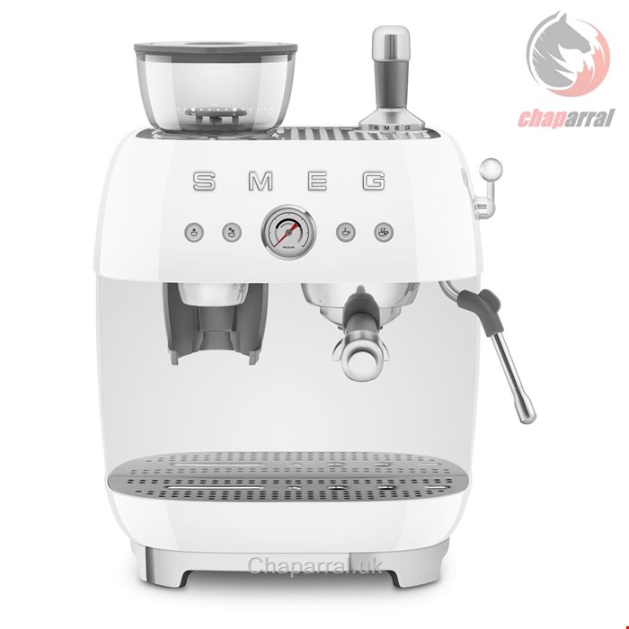 قهوه ساز اسپرسو ساز آسیاب دار اسمگ ایتالیا Smeg Espresso manuele koffiemachineu EGF03WHEU