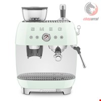 قهوه ساز اسپرسو ساز آسیاب دار اسمگ ایتالیا Smeg Espresso manuele koffiemachineu EGF03PGEU
