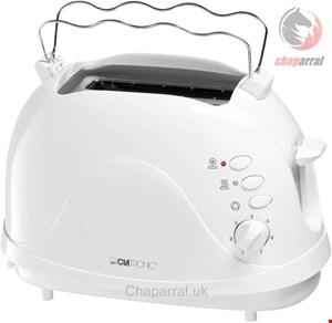 توستر کلترونیک آلمان  CLATRONIC Toaster 2 Scheiben Toastautomat TA 3565 / Weiß