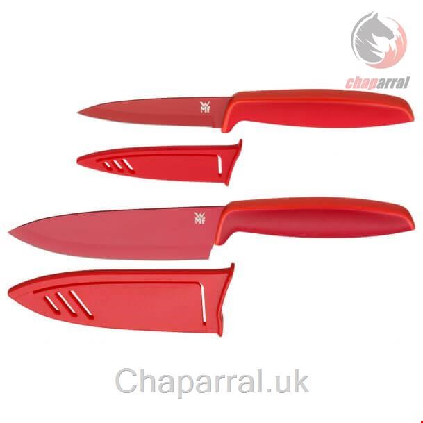 ست چاقو آشپزخانه 2 پارچه وی ام اف آلمان WMF Touch Messer-Set, 2-teilig, Rot