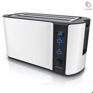 توستر آرندو آلمان Arendo Toaster- 2 lange Schlitze- für 4 Scheiben- 1500 W- Automatik 4