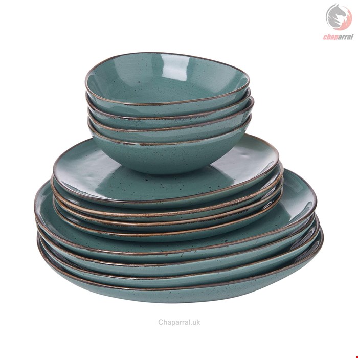 سرویس غذاخوری چینی 12 پارچه 4 نفره باتلرز فینکا Butlers Geschirr-Set Finca (12-tlg.) blau