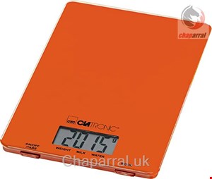 ترازو دیجیتال آشپزخانه کلترونیک آلمان Clatronic KW 3626 Kitchen Scales / orange