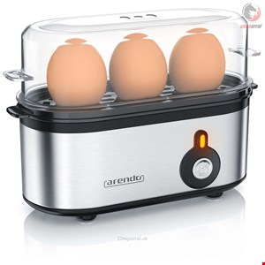 تخم مرغ پز آرندو آلمان Arendo Eierkocher- Anzahl Eier- 3 St- 210 W- Edelstahl Eierkocher für 1-3 Eier