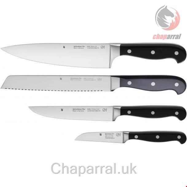 ست چاقو آشپزخانه 4 پارچه وی ام اف آلمان WMF Spitzenklasse Plus Messer-Set, 4-teilig