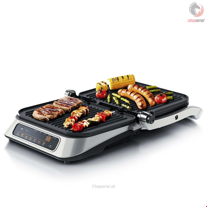 گریل باربیکیو آرندو آلمان Arendo Kontaktgrill-Kontaktgrill mit Digitalsteuerung Tischgrill -Sandwichmaker 1900 W