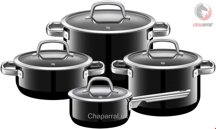 سرویس قابلمه 4 پارچه وی ام اف آلمان WMF FusionTec Kochgeschirr-Set 4-teilig schwarz