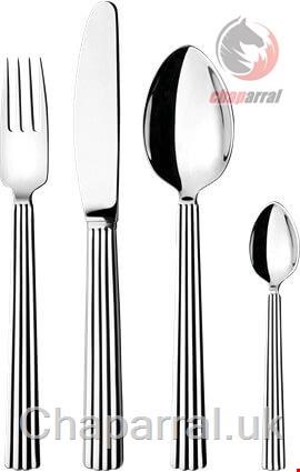 سرویس قاشق چنگال 24 پارچه جورج جنسن دانمارک Georg Jensen Bernadotte 24-teilig