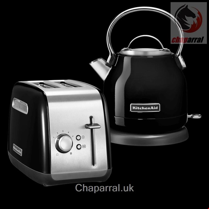 ست کتری برقی و توستر کیچن اید آمریکا KitchenAid CLASSIC FRÜHSTÜCKSSET/ Onyx Schwarz