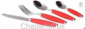 سرویس قاشق چنگال 16 پارچه جیمکس Gimex 16-Piece Stainless Steel Cutlery Set Red