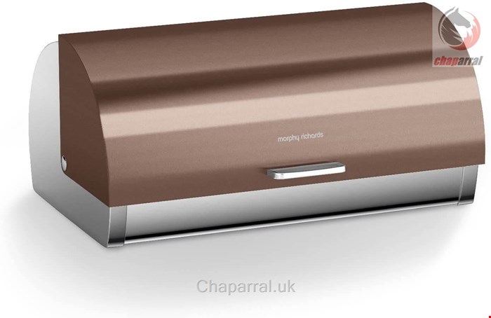 ظرف نان مورفی ریچاردز انگلستان Morphy Richards Accents Roll Top Bread Bin copper