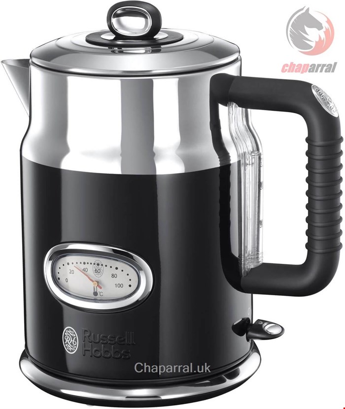 کتری برقی راسل هابز انگلستان Russell Hobbs Retro Ribbon 216-70 1,7 Ltr schwarz