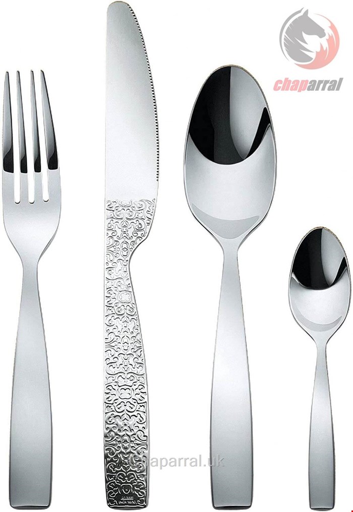 سرویس قاشق چنگال 24 پارچه السی ایتالیا Alessi Dressed 24-teilig 18/10