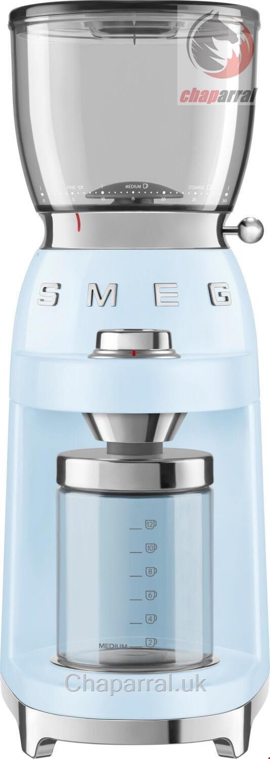 آسیاب قهوه اسمگ ایتالیا Smeg CGF01 Kaffeemühle CGF01PBEU pastellblau