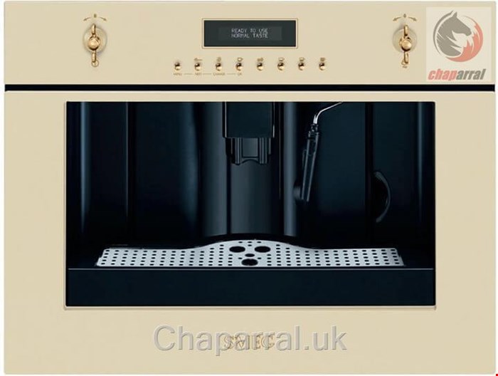 اسپرسو ساز تو کار اسمگ ایتالیا Smeg CMS8451 Einbau Kaffeevollautomat im Nostalgie Design