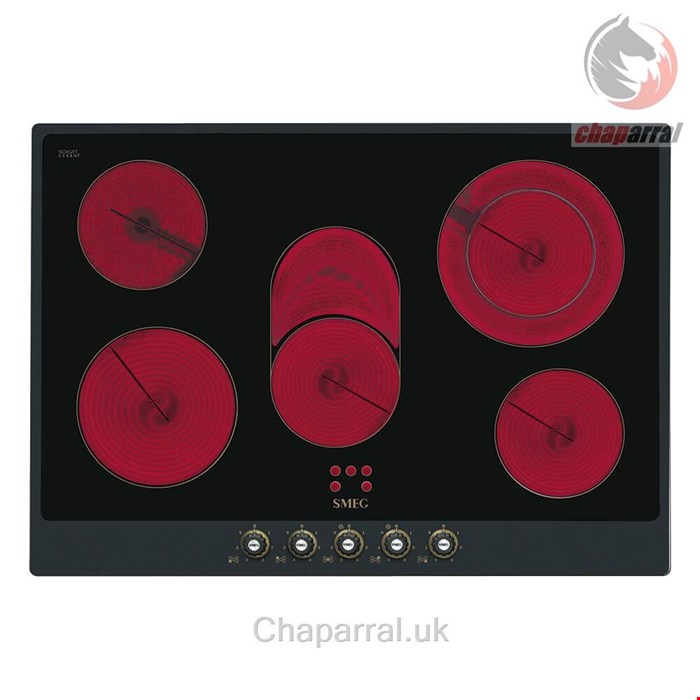 اجاق برقی ۵ شعله اسمگ ایتالیا Smeg P875AO