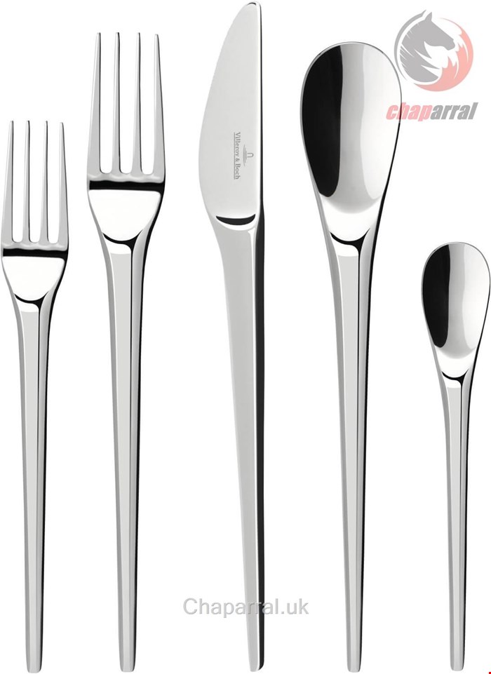 سرویس قاشق چنگال 30 پارچه ویلروی اند باخ آلمان Villeroy - Boch NewMoon Tafelbesteck 30-teilig