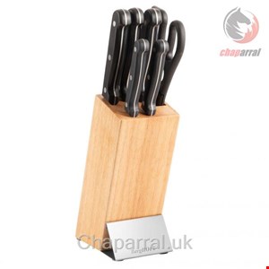 ست چاقو آشپزخانه 7 پارچه برگهف بلژیک Berghoff Messerblock 7-teilig - Essentials