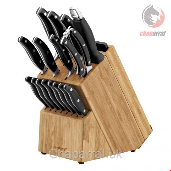 ست چاقو آشپزخانه 20 پارچه برگهف بلژیک Berghoff Messerblock 20-tlg. - Essentials