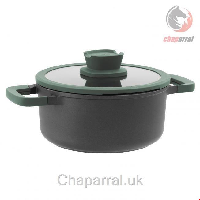 قابلمه 20 سانت درب دار برگهف بلژیک Berghoff Kochtopf mit Deckel Forest 20 cm - Leo