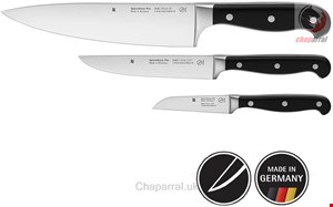 ست چاقو آشپزخانه 3 پارچه وی ام اف آلمان WMF Spitzenklasse Plus Messerset, 3-teilig, 3 Messer