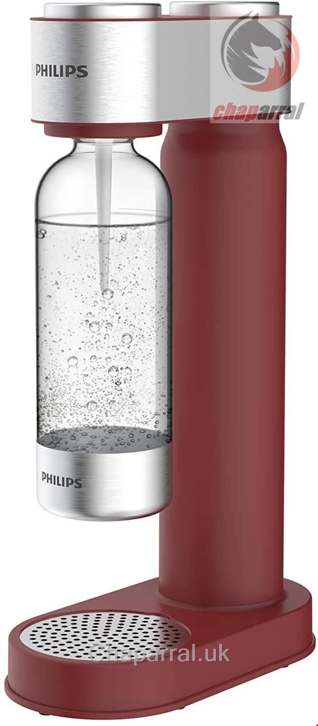 دستگاه نوشابه ساز و  آب گاز دار فیلیپس هلند Philips Water ADD4902RD-10 GoZero Wassersprudler-plastik- 1 Liter-Rot