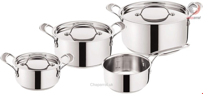 سرویس قابلمه 7 پارچه تفال فرانسه Tefal Topf-Set Premium Inox Induction Wave Edelstahl Set