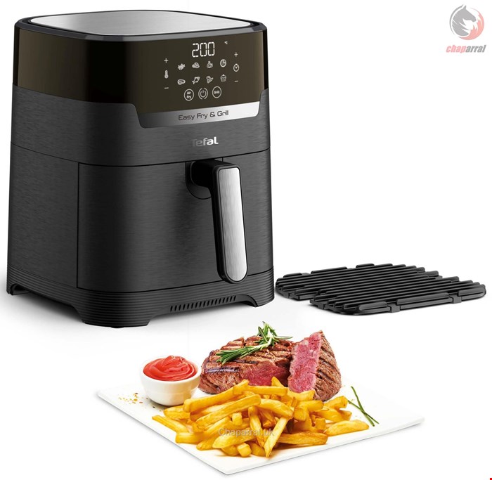 سرخ کن هوای گرم تفال فرانسه Tefal Easy Grill Precision EY5058 schwarz